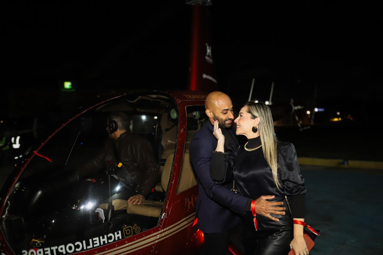 Rota Gourmet | Sky & Table -  Sua noite all inclusive: acesso VIP, voo panorâmico e jantar completo no Terraço Itália.